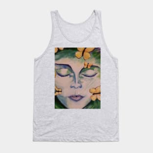 Face with Butterflies Tank Top